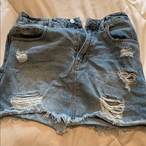 Jean skirt